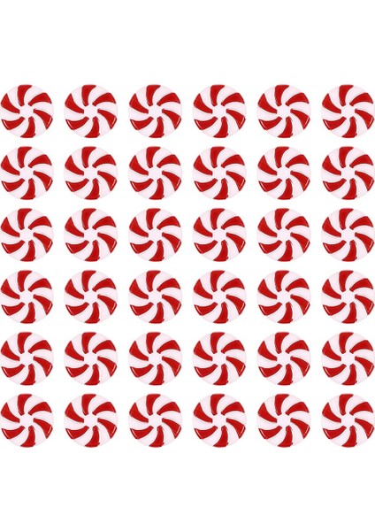 Tatil Dekorasyon Parti Şekeri Için 50 Adet Noel Şeker Kamışı 25MM (Yurt Dışından)