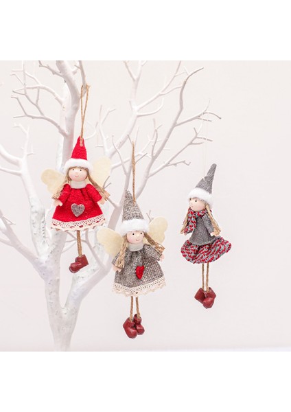 Melek Bebek Süsleri Merry Christmas Süslemeleri Eşarp Kız (Yurt Dışından) indirimleri