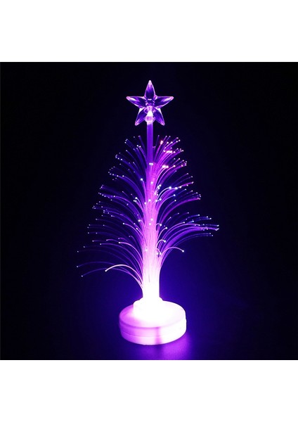 10PCS LED Işıklı Noel Fiberoptik Ağacı Renk Değiştiren Oyuncaklar (Yurt Dışından) fiyatları