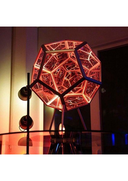 Infinity Dodecaedron Renkli Sanat Işığı, Uzay LED Sanat Lambası, USB Şarjı (Yurt Dışından) fiyatları