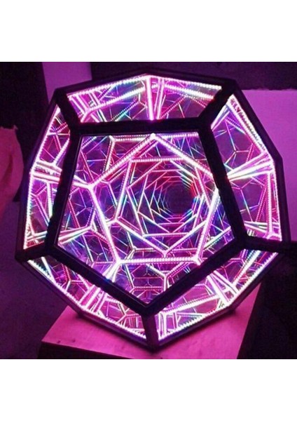 Infinity Dodecaedron Renkli Sanat Işığı, Uzay LED Sanat Lambası, USB Şarjı (Yurt Dışından) modelleri