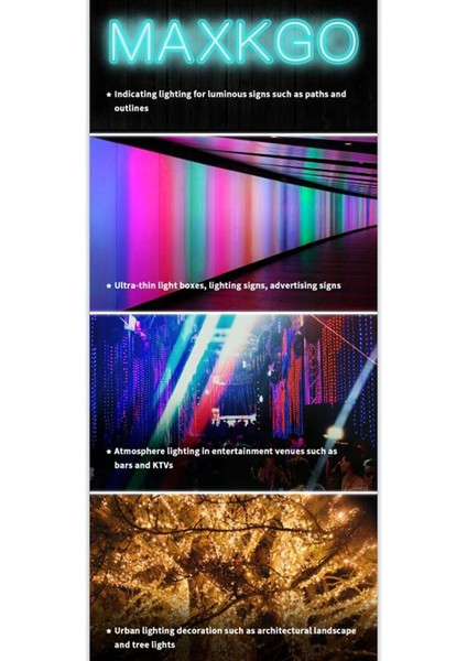Maxkgo LED Şerit Wifi Sürücüsü Yeni Yıl Dekoru Için Rgb Işık, Lehimsiz (Yurt Dışından) indirimleri