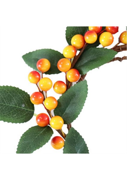 Adet Noel Mum Yüzükleri Noel Için Yapay Berry Mum Yüzükleri (Yurt Dışından)