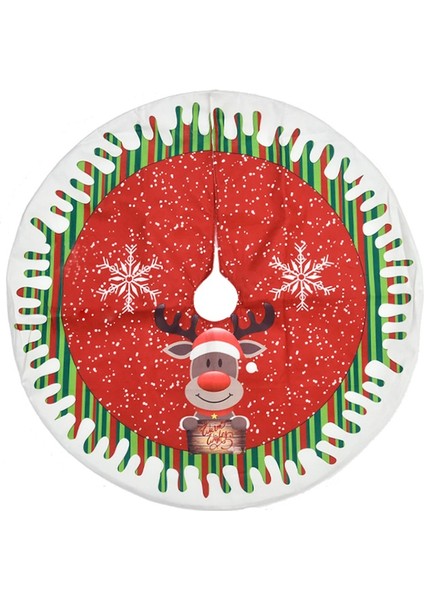 Noel Ağacı Etek, Noel Için Noel Baskı Ağacı Etek, Elk (Yurt Dışından)