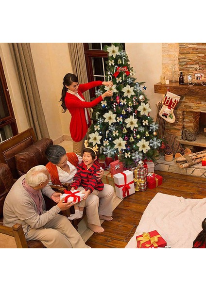Ev Noel Dekorasyon B Için 120 Adet / Takım Noel Ağacı Asılı Süsleme (Yurt Dışından)