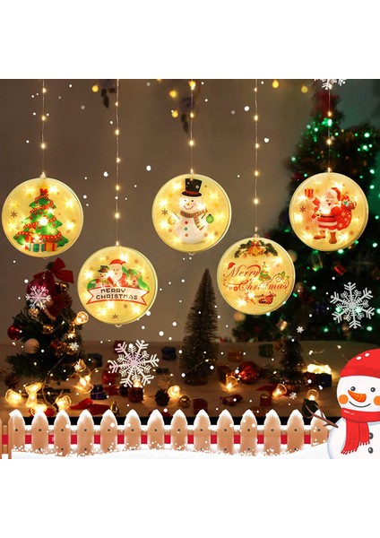 Kapalı Windows Yatak Odası Parti Süslemeleri Için Noel Dize Işıkları (Yurt Dışından)