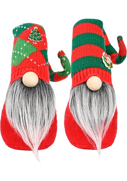 Cüce Goblin Noel Ev Dekor Nordic Gnome Arazi Tanrı Peluş Bebek A (Yurt Dışından)