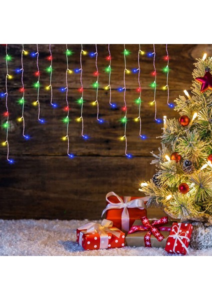 LED Icicle Noel Işıkları Açık Noel Ağacı Işıkları Ab Tak (Yurt Dışından)