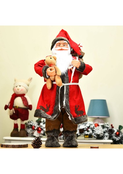 45CM Yeni Yıl Noel Dekorasyonu Noel Baba Bebek Noel Dekoru (Yurt Dışından) modelleri