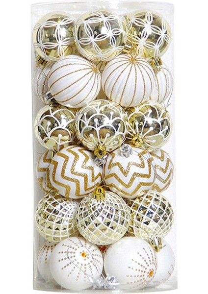 30PCS Noel Topları, Noel Ağaçları Dekorasyonu (Yurt Dışından)