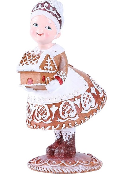 Reçine Zencefilli Kurabiye Noel Baba Noel Süslemeleri 6.5 x 8 x 16 cm (Yurt Dışından)