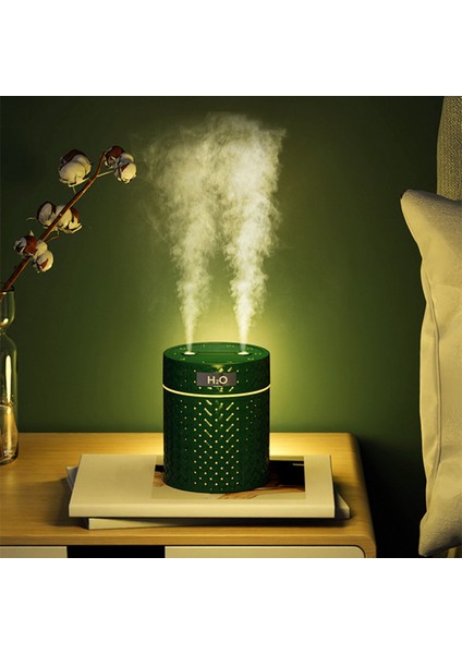 Ev Mist Maker A Için 600ML Çift Meme USB Yağ Difüzörü Sıcak Işık (Yurt Dışından)