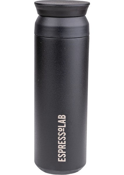 Paslanmaz Çelik Uzun Siyah Termos 500ML No:35