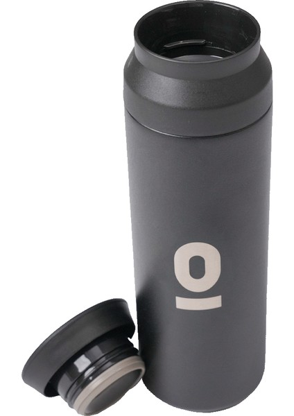 Paslanmaz Çelik Uzun Siyah Termos 500ML No:35