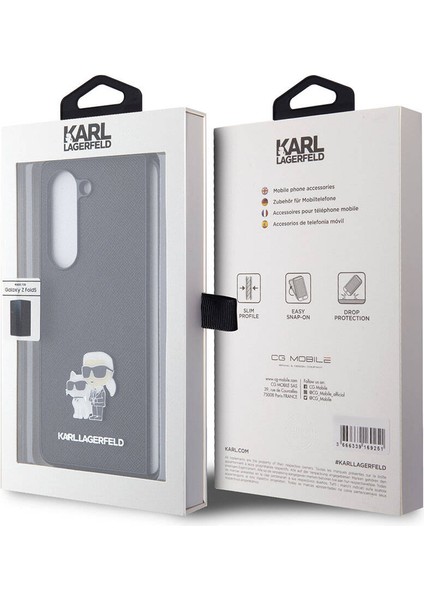 Galaxy Z Fold 5 Kılıf Orjinal Lisanslı K&c Metal Logolu Saffiano Kapak Siyah indirimleri