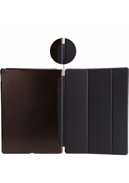 Casestreet Samsung Galaxy Tab A8 Lte 10.5 Sm X207 Kılıf Smart Cover Kapaklı Standlı Uyku Modlu Sm2 + Nano + Kalem Mavi