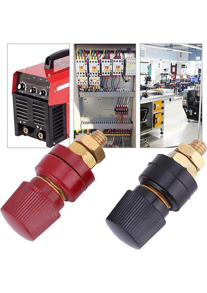 Xhhdqes 2 Adet Terminal Bağlama Direği, 555 Tip Pirinç Sütun Terminal Bloğu M8 Diş Çapı Bağlama Direği 220V-380V 200A (Yurt Dışından)