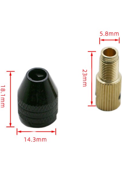 Göbeklady Elektrik Motor Şaft Mini Matkap Chuck Fikstürü Matkap Ucu Hex Matkap Chuck Adaptörü (Yurt Dışından)