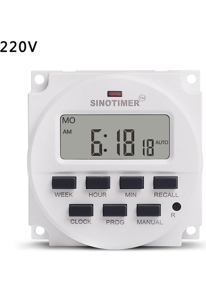 5V 12V 24V 110V 220V Dijital 7 Gün Haftalık Programlanabilir R Anahtarı (Yurt Dışından) fiyatları
