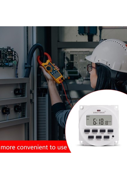 5V 12V 24V 110V 220V Dijital 7 Gün Haftalık Programlanabilir R Anahtarı (Yurt Dışından) modelleri