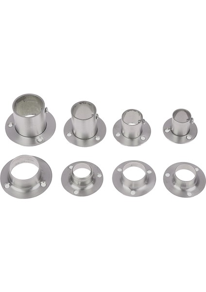 Paslanmaz Çelik Flanşlı Koltuk Dolap Perde Kumaş Çubuk Yuvarlak Boru Koltuklar Braketi Güneş Işığı Süper Mağaza (Yurt Dışından) modelleri