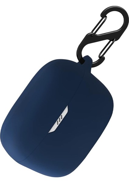 Casestreet Jbl T230 Nc Tws Kılıf Model Uyumlu Mat Silikon Soft Kancalı Sf7 Lacivert