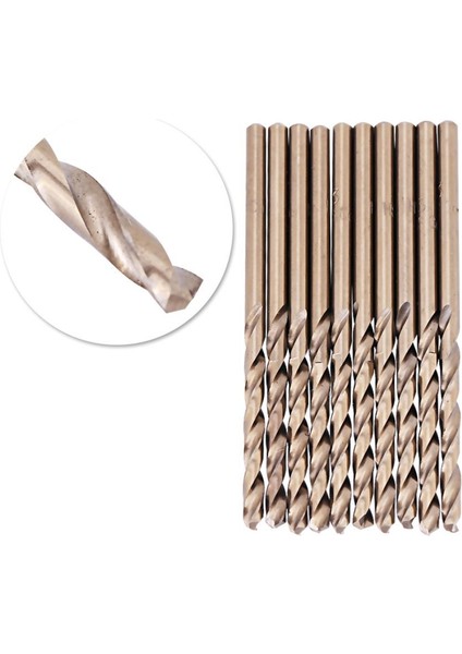 M35 Matkap Ucu Seti Paslanmaz Çelikte Delme Için Hss-Co Matkap Seti (4,0 Mm) (Yurt Dışından)