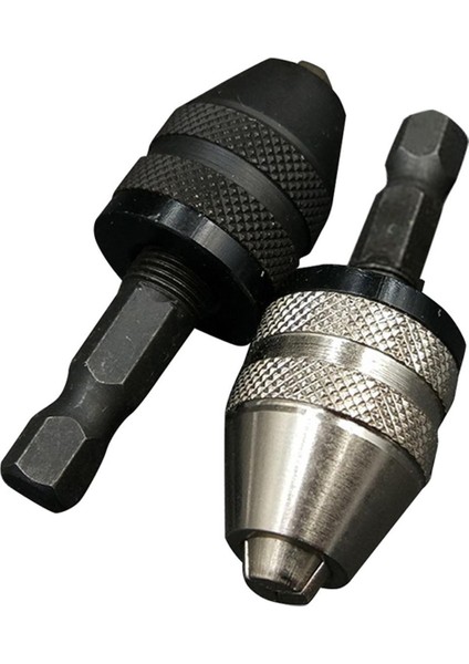 0.3-6.5mm Anahtarsız Matkap Chuck Dönüşüm Aracı Tornavida Adaptörü 1/4 ''hex Shank Matkap Ucu Aracı (Yurt Dışından)