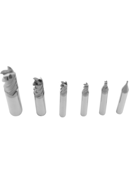 Adet 4 Flüt Freze Seti Çelikler Için Kare Cnc Karbür Freze Kesici Spiral Freze Uçları Dia (1 2 3 4 6 8mm) (Yurt Dışından)
