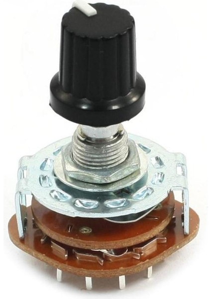 Elektronik Makine 4P3T 4 Kutuplu 3 Pozisyon 2 Güverte 16 Pin Döner Anahtar (Yurt Dışından)