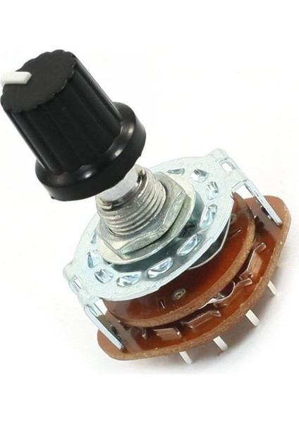 Elektronik Makine 4P3T 4 Kutuplu 3 Pozisyon 2 Güverte 16 Pin Döner Anahtar (Yurt Dışından)