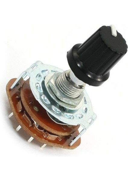 Elektronik Makine 4P3T 4 Kutuplu 3 Pozisyon 2 Güverte 16 Pin Döner Anahtar (Yurt Dışından)