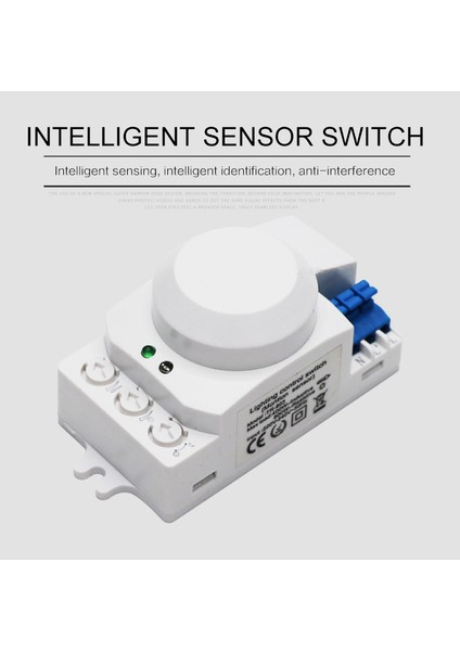 5.8 Ghz LED Mikrodalga Radar Sensörlü Işık Anahtarı Insan Vücudu Hareket Indüksiyon Sensörü Kontrol Anahtarı Ac 220 V-240 V (Yurt Dışından) fırsatları