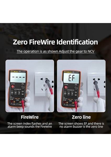 Sıcaklık Test Cihazı ile Dijital Multimetre True Rms LCD Ekran 4000 Sayım Otomatik Değişen Ac/dc Transistör Gerilim Amplifikatörü Ohm Frekans Kapasite Ölçer (Yurt Dışından) fırsatları