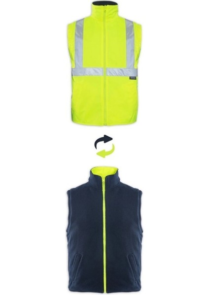 Maxsafety 5+1 Oxford Parka Sarı-Lacivert (Xl Beden)