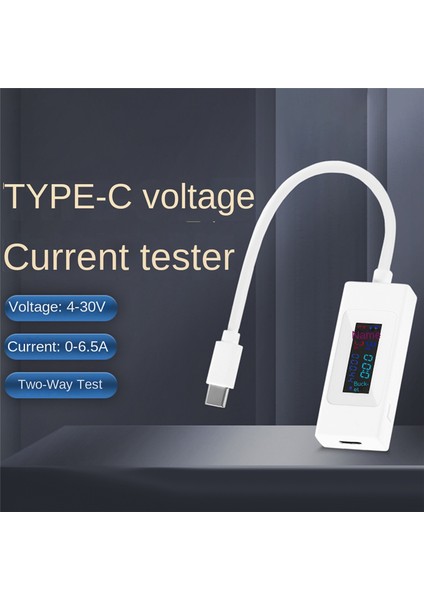 Tipi Gerilim Akım Test Cihazı Dijital Ekran Gerilim Ölçer Beyaz (Yurt Dışından) indirimleri