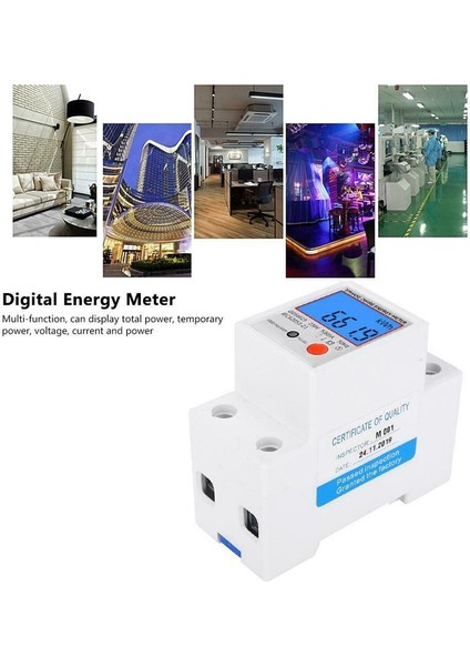 Sınotımer DDS6619-012 Ac 220 V 80A LCD Dijital Arka Işık Tek Fazlı Enerji Ölçer Kwh Tüketim Ölçer Wattmetre (Yurt Dışından) fırsatları