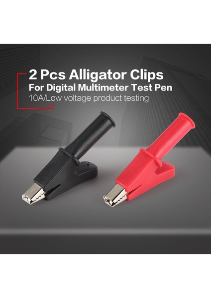 Te 2 Adet Tam Koruyucu Timsah Klipler Multimetre Test Kalemi Için Timsah Kelepçe (Yurt Dışından) modelleri