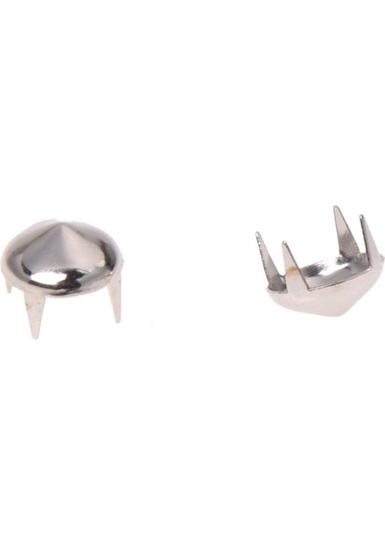 Jdxhlau 5X100 Gümüş Bakır Yuvarlak Koni Perçin Başak Çiviler Noktalar Dıy Kaya Punk 8mm (Yurt Dışından)