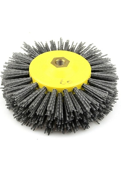 Adet 150X40MM x M14 P60NAYLON Aşındırıcı Tel Parlatma Fırçası Tekerlek Ahşap Mobilya Taş Antika Taşlama (Yurt Dışından)