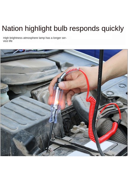 Adet Elektrik Devre Test Cihazı Dijital Işık Probu Test Kalemi Otomotiv Çok Fonksiyonlu Araba Tekne Oto Aksesuarları (Yurt Dışından) fırsatları