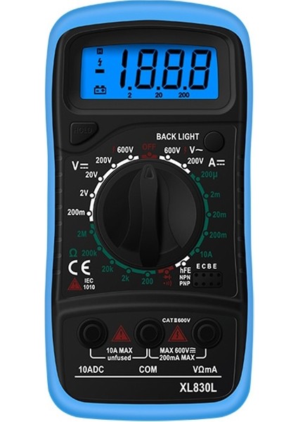 Yeni XL830L Dijital Multimetre 1999 Haneli Dc Gerilim Dc Akım Multimetre Test Cihazı (Yurt Dışından) fırsatları