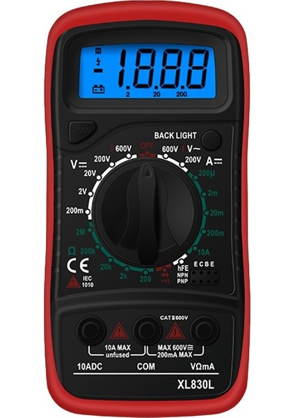 Yeni XL830L Dijital Multimetre 1999 Haneli Dc Gerilim Dc Akım Multimetre Test Cihazı (Yurt Dışından) indirimleri