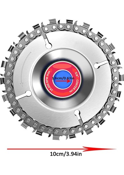 Adet Dairesel Testere Bıçağı Kesici Takım, Testere Bıçakları Kesici 100/115 Açı Gder, Disk Pge Ahşap Kesim Wel (Yurt Dışından)