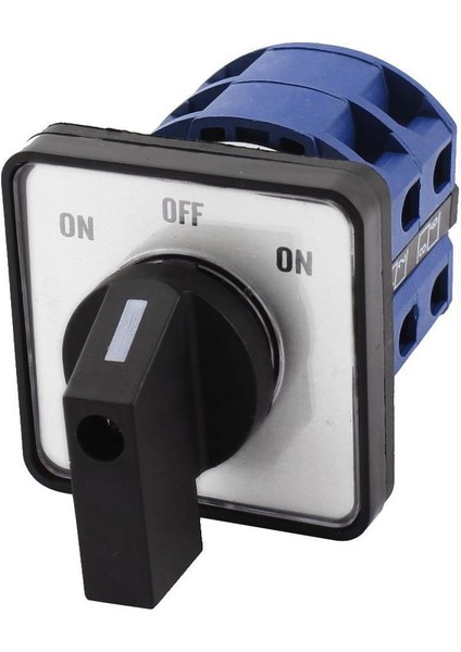 AC660V 25A 2 Kutuplu 3 Pozisyon Sesaat Plastik Döner Enversör Anahtar Biru + Hitam (Yurt Dışından) fiyatları