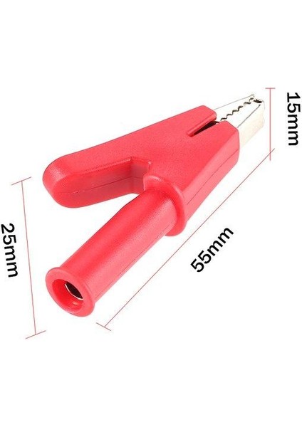 Te 2 Adet Tam Koruyucu Timsah Klipler Multimetre Test Kalemi Için Timsah Kelepçe (Yurt Dışından) indirimleri