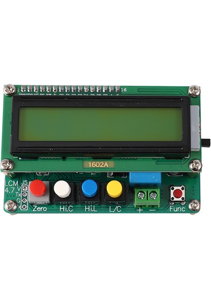LC100-A Dijital LCD Yüksek Hassasiyetli Endüktans Kapasite L/c Metre Kapasitör Test Cihazı Frekansı 1PF-100MF 1UH-100H LC100-A + Test Klipsi (Yurt Dışından)
