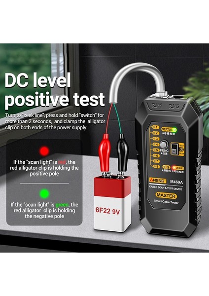 Aneng Ağ Hattı Bulucu Akıllı Kablo Test Cihazı Tel Kablo Tarama Test Cihazı Telefon Hattı Arama Aracı (Yurt Dışından) indirimleri
