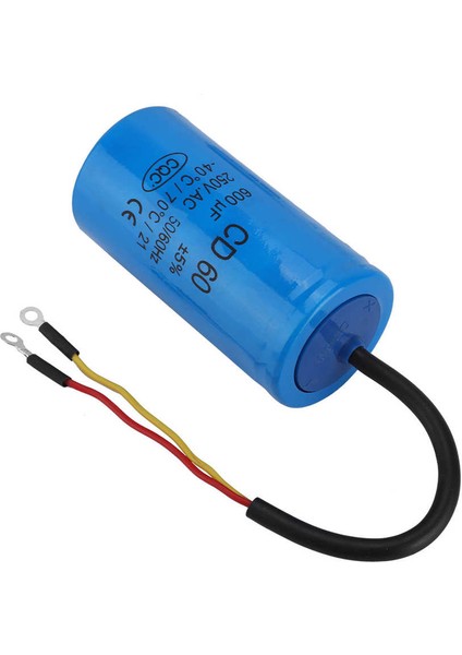 Kablo Kurşunlu CD60 Motor Kondansatörü Anti-Hafif Çalışma 50Hz ve 60Hz Tek Fazlı Motorlar Için Küçük Boyutlu (Yurt Dışından) fiyatları