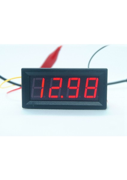 0,56 Inç Ekran Test Cihazı-3 x Dijital Voltmetre 1 x Bağlantı Kablosu-Siyah ve Mavi (Yurt Dışından)